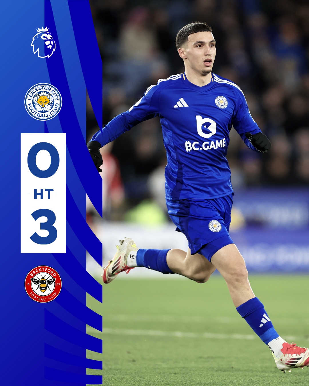  半場0-3！萊斯特若不進(jìn)球輸球，將主場6連敗0進(jìn)球創(chuàng)歷史最糟戰(zhàn)績