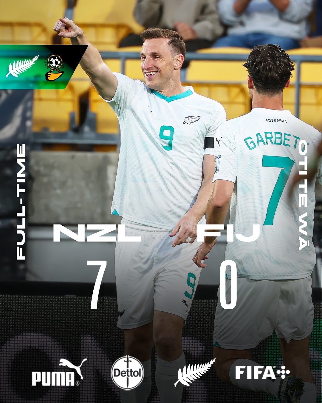  距世界杯一步之遙！新西蘭7-0進大洋洲決賽，其FIFA排名高國足1位