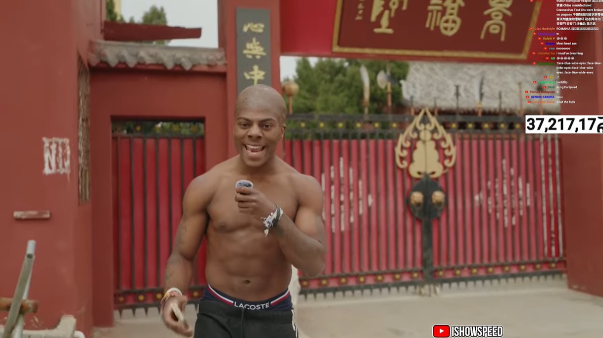  光頭造型！Speed中國行來到鄭州少林寺，上香拜佛學(xué)功夫