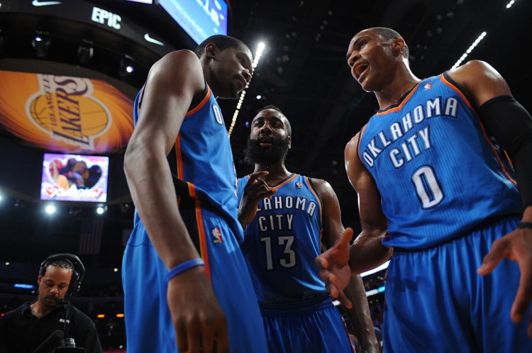  雷霆三少得分全部進入歷史前20！他們是NBA歷史最大的如果嗎？